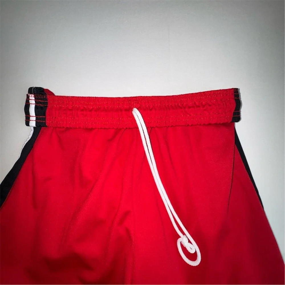 Game Gear Vintage Basketball Shorts Men's Size Large Athletic Red Stripes Y2K‎